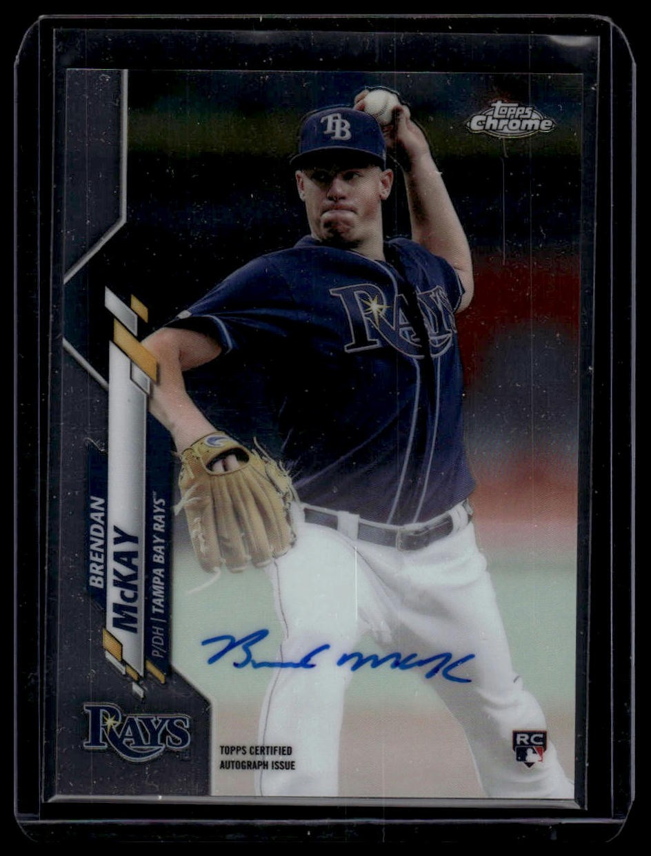 2020 Topps Chrome #RA-BM Brendan McKay Rookie Autographs