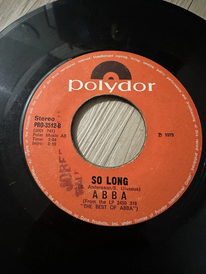 Abba 45 rpm Philippines 7" Nina Pretty Ballerina - Image 2 of 2