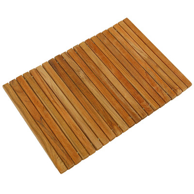 Bare Decor Asi Genuine Teak Wood Flexible Table Top Placemat Or Sofa Arm Tray 1
