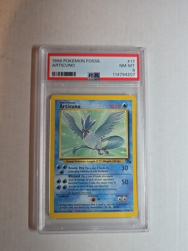 Articuno graded PSA 8 for sale on eBay
