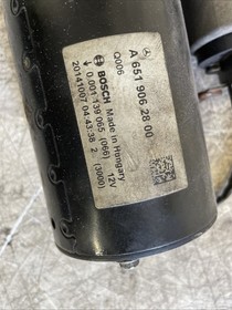 MERCEDES E CLASS Starter Motor Genuine Bosch Part 2.1 CDI DIESEL A6519062800