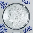 1921 BU UNCIRCULATED MORGAN SILVER DOLLAR AUTHENTIC U.S. MINT FREE SHIPPING 6095