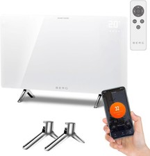 BERG Far Infrared Electric Wi-Fi/Remote Control Smart Glass Panel Heater - Ultra