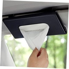 Car Tissue Holder, Upgraded Version Hanging Tissue Holder in Car, Premium PU