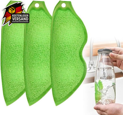 Wiederverwendbarer Flaschenreinigungsschwamm für Glas- und Milchflaschen, flexib