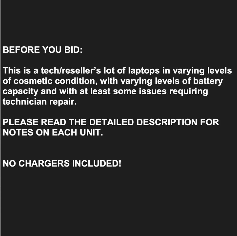 LOTE DE 3! Laptop Dell Latitude 3410 •i5-10210U •8 GB •256SSD Win11 1080P 4 REPARACIÓN Foto 2 de 4