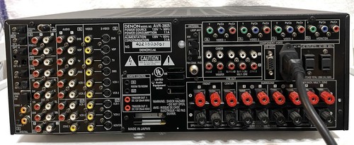 Denon AV Surround Sound Receiver Model AVR-3805 7.1 Home TheaterTested working - Picture 5 of 8