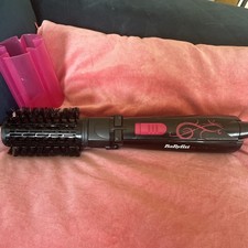 BaByliss Big Hair 42 mm rotierende Hei&szlig;luftstylerb&uuml;rste pink schwarz