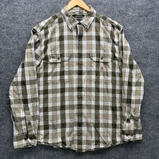 Carhartt Button Up Shirt Men's L Plaid Long Sleeve Loose Fit Workwear Top