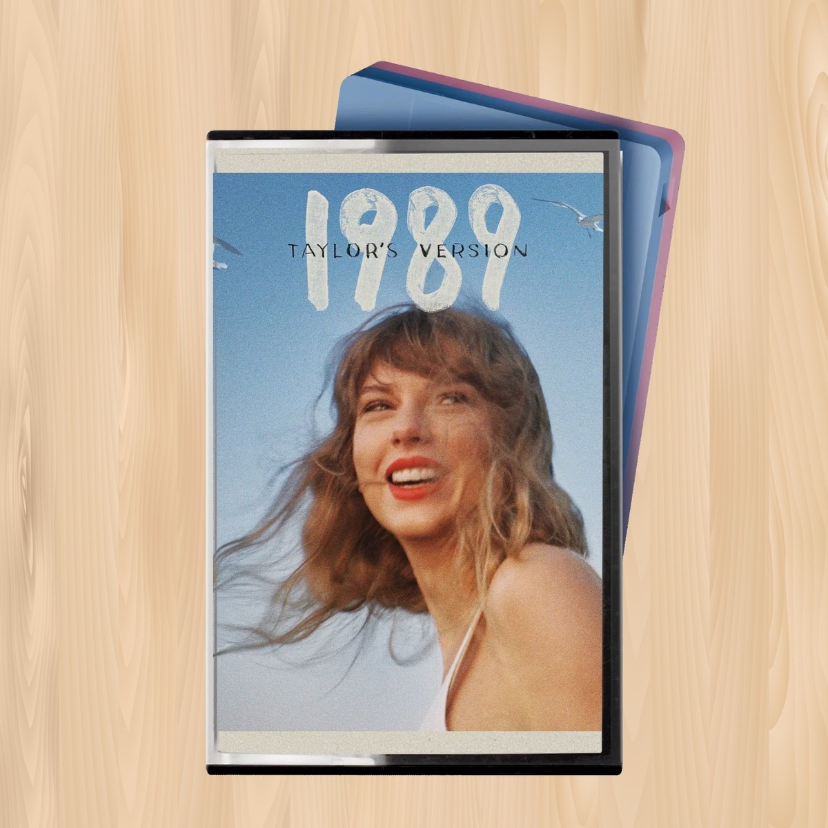 BLUE & PINK CASSETTE---- TAYLOR SWIFT 1989 (Taylor's Version) TAPE