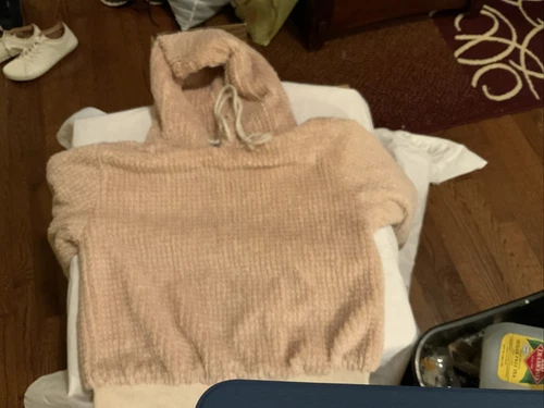 VETEMENTS Felpa con cappuccio sherpa oversize Anthropologie Saturday Sunday taglia S