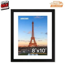 8x10 Picture Frame 1 Pack, Photo Frame with HD Plexiglass, Display Pictures