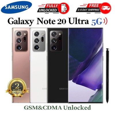  NEW SEALED Samsung Galaxy Note 20 Ultra 5G SM-N986U1 Fully Unlocked GSM+CDMA