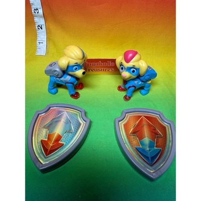 Paw Patrol Mighty Twins Light up Tuck and Ella Super Paws Pup & Badges