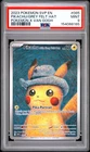 PSA 9 PIKACHU WITH GREY FELT HAT 085 | Pokemon X Van Gogh Pokemon Card