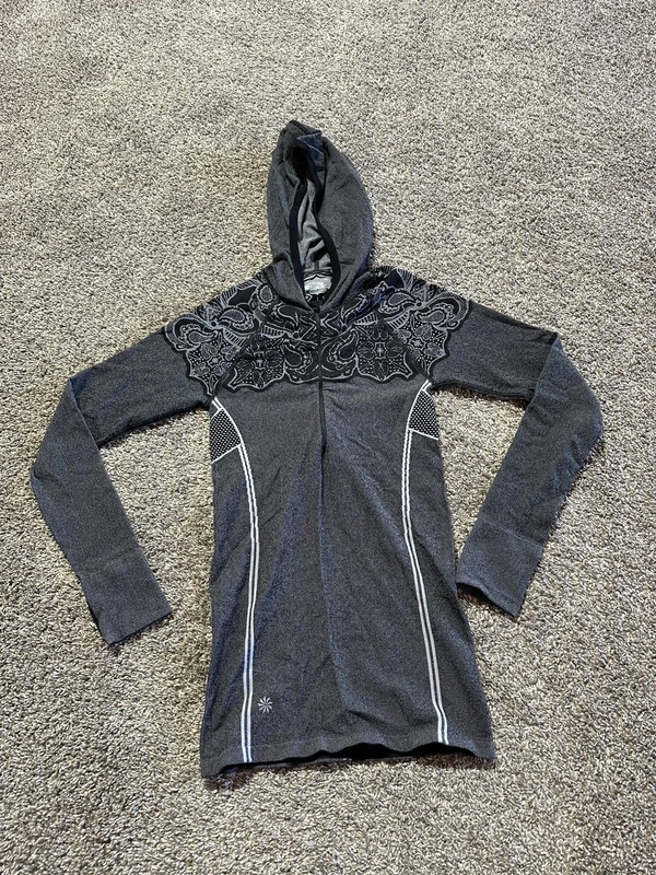 athleta running athletic quarter zip fitted shirt