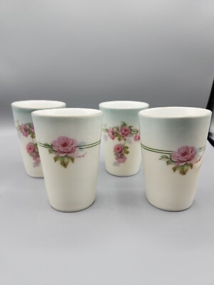 Vintage Prince Regent China Germany Set Of 4 Fine China Juice Cups