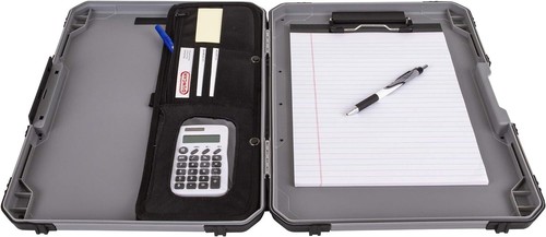Flambeau Grey Contractor Clipboard With Internal Storage And Pen Pouch 16X11.5 - Picture 4 of 10