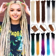 REAL Hair Fiber Dread Lock Dreadlock Braiding Hair Extensions As Human Natural