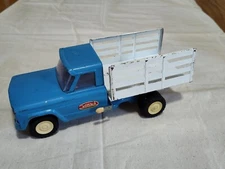 Vintage Tonka Step Side Pick Up Truck, Farm Stake Rack, Sheep Livestock Blue B19