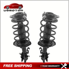Pair Front Complete Shock Struts Absorbers Assembly For 2014-2019 Nissan Sentra