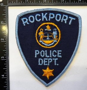 VINTAGE Rockport Maine ME Police Department Patch
