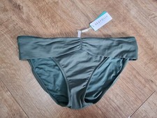 Seafolly Australia Swimwear Khaki Green Brief Uk Size 18 New