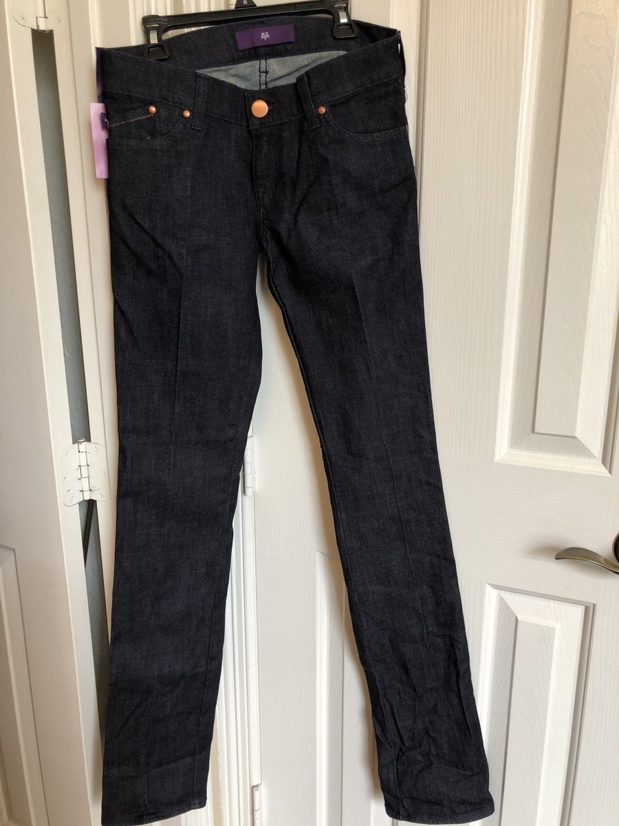 New Victoria Beckham Straight Leg Denim Dark Indigo 26x35 | eBay