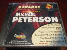 CHARTBUSTER 6 6 KARAOKE DISC 20465R MICHAEL PETERSON CD G COUNTRY MULTIPLEX
