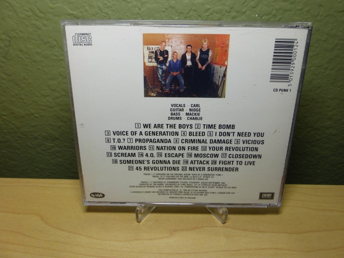 Voice of a Generation by Blitz (Punk) (CD, 1982, Cherry Red