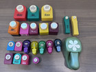 Craft Scrapbooking Shaped Paper Punches Lot of 22 Flowers Nature Misc