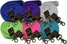 New Braided Soft Flat Cotton Roping Barrel Contest Reins 549050 FREE SHIPPING