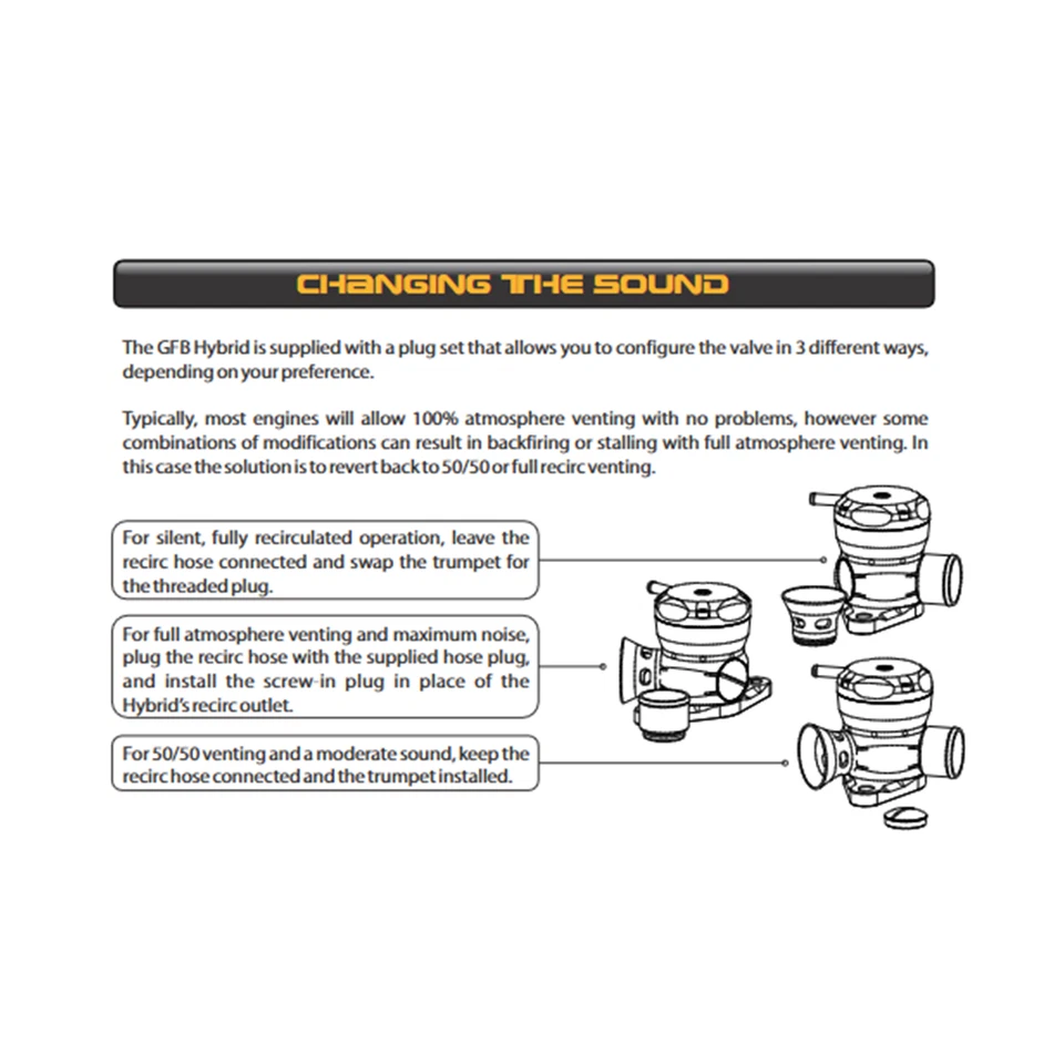 Go Fast Bits 3 in 1 Hybrid Dual Outlet Blow-off Valve For Audi / VW / Ford/ Saab - Image 4 of 4