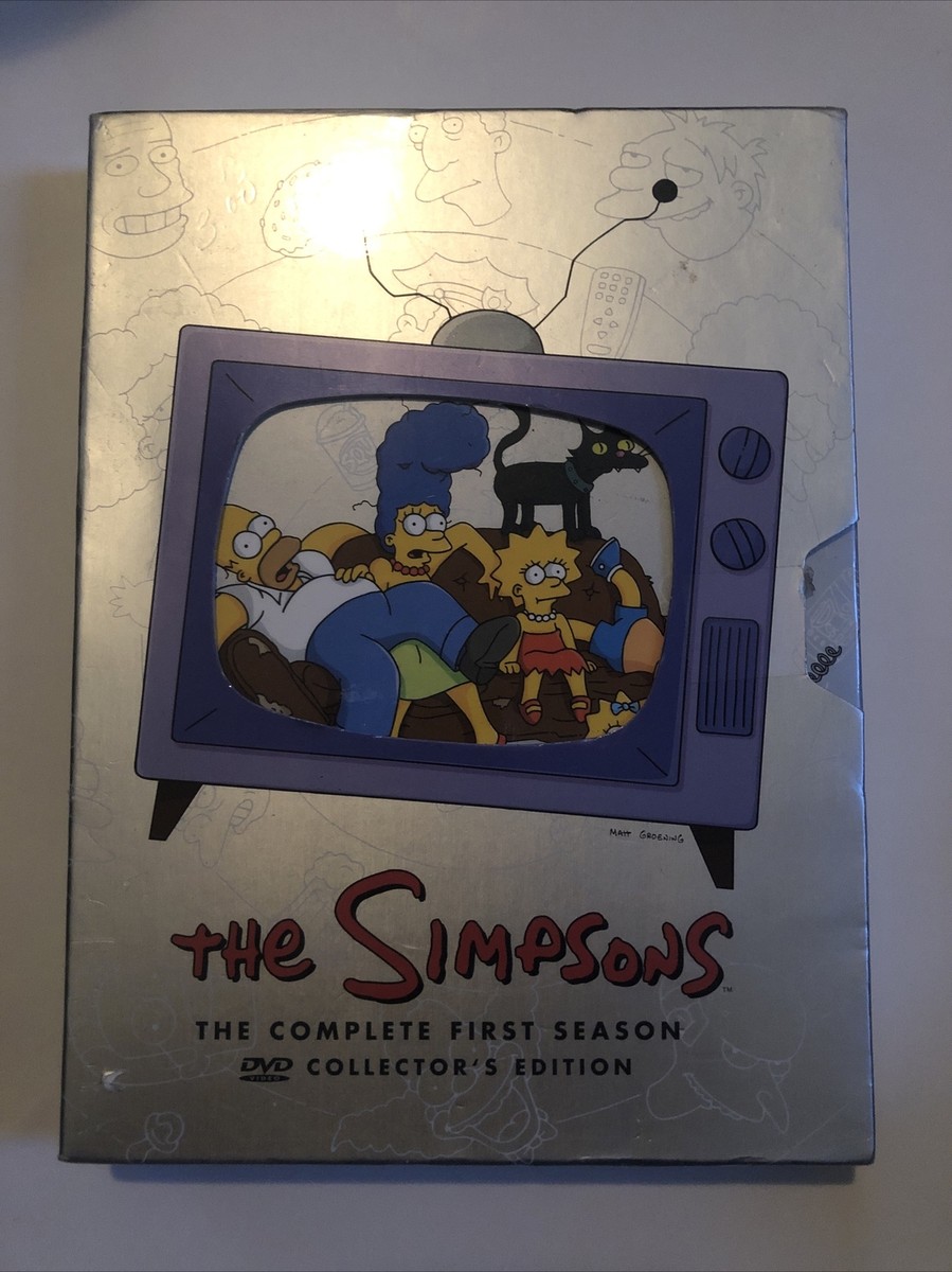 The Simpsons - The Complete First Season DVD 3-Disc Set Collectors The Simpsons - The Complete First Season DVD 3-Disc Set Collectors