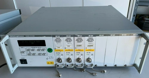 ILX Lightwave 7900B System w  4X 79800D Precision Fiber Optic Source