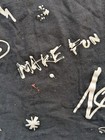 Size 10 Noizz By Mania Punk Rock Black Tee Dress Urban Graffiti — photo 7