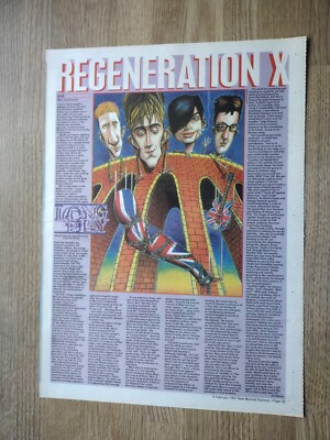 Blur - album review 1997 - MUSIC ADVERT POSTER 15 x 11 WALL ART 