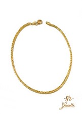 Bracciale in ORO GIALLO 19cm modello Spiga a Catena 18 KT 750% List. 365€