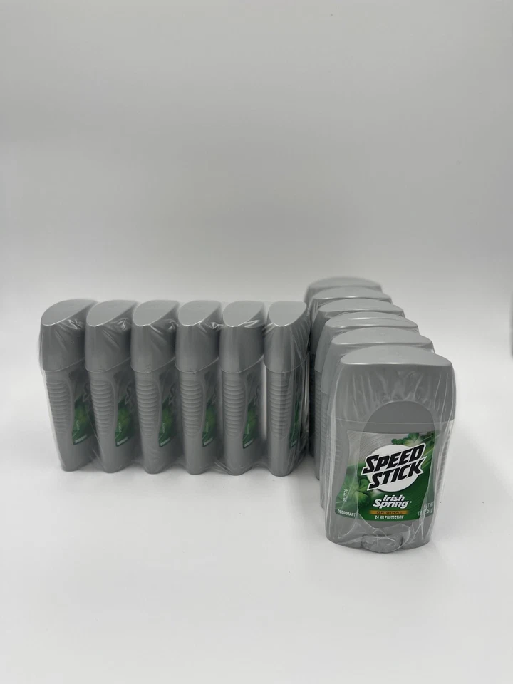12 Speed Stick Irish Spring ORIGINAL Men's Solid Stick Deodorant 1.8 oz. NEW - Image 3 of 4