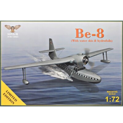SOVA-M SVM 72025 model aircraft kit Scale 1:72 Be-8 With water skis & hydrofoils