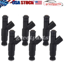 Set(6) 0280158020 Fuel Injector For Jeep Liberty Dodge Dakota Mitsubishi 3.7