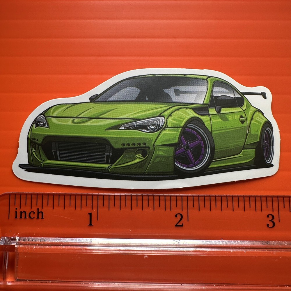 Toyota 86 Subaru BRZ Sticker Decal Racing Car Skateboard Laptop JDM