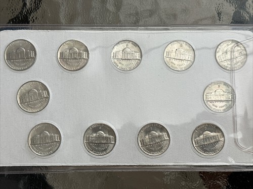 US 1942 (P;S)1943 (P;D;S) 1944 ((P;D;S)1945 (P;D;S) KRIEG Nickel-Set BU-SKU # 24280 - Bild 6 von 17