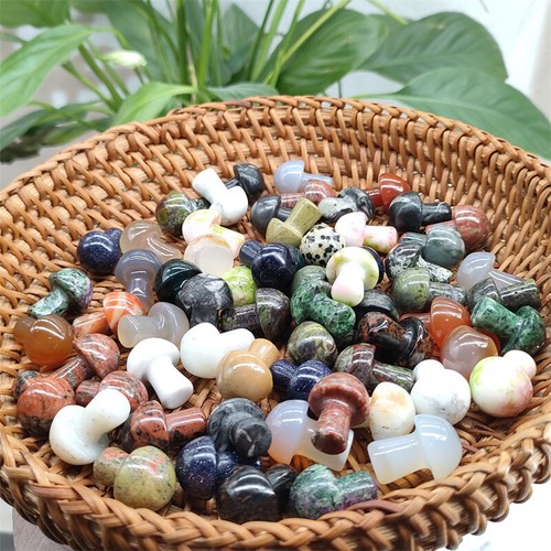 Entrega aleatoria 10 piezas cristal de cuarzo natural talla piedras preciosas curación - Imagen 8 de 16