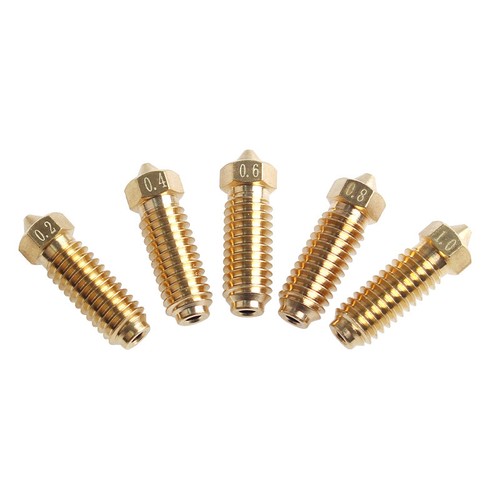 For Anycubic Kobra 3 Combo Hotend Nozzle 0.2 0.4 0.6 0.8 Hardened Steel Brass - Afbeelding 6 van 17