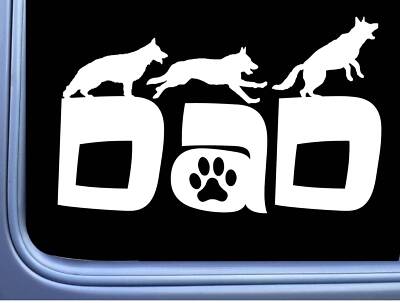German Shepherd Dad Sticker Decal OS 193 8'' Decal dog