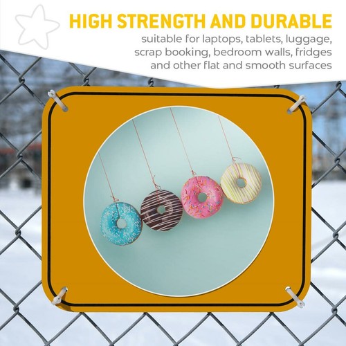 2 x Vinyl Stickers 25cm - Newton's Cradle Doughnuts Junk Food #45866 - 第 6/8 張圖片