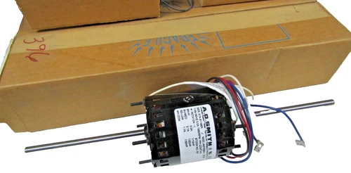 🔥 NEW #757 A.O. SMITH 1/12 1/20 1/25HP MOTOR 115VAC 1550RPM DUAL SHAFT JA2Y025N