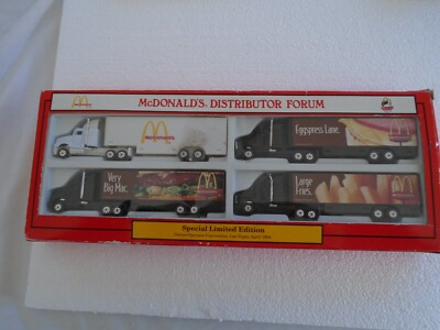 マシュー・ロビン出品 McDONALD'S DISTRIBUTOR FORUM COLLECTIBLE 4 TRUCK McDONALD'S