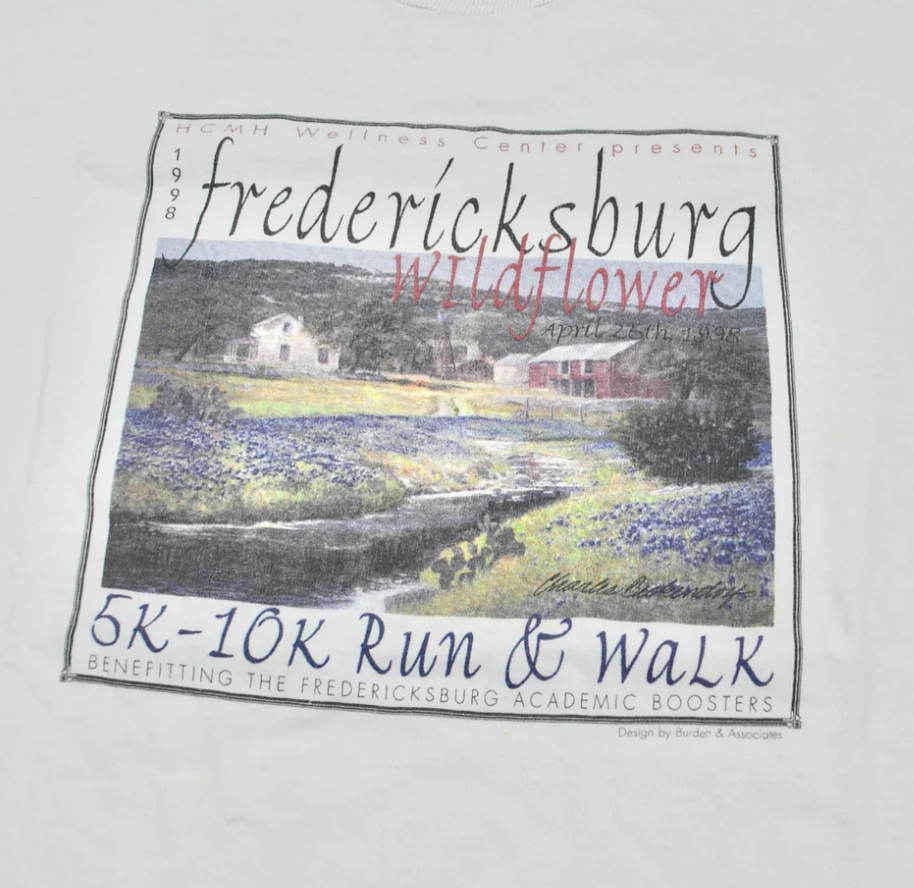 Vintage Fredericksburg Wildflowers Texas Shirt Size Large